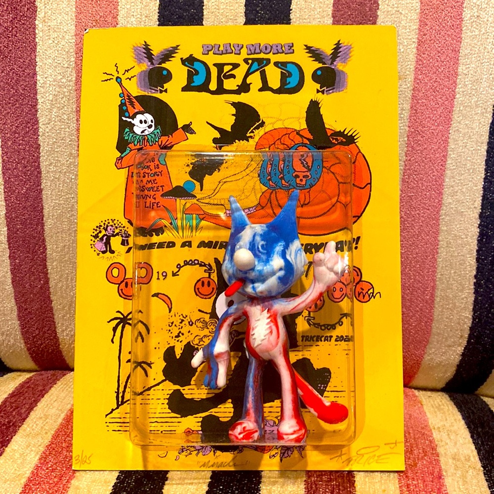 Grateful Dead X Felix the Cat action figure RARE